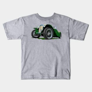 1937 MG Midget in green Kids T-Shirt